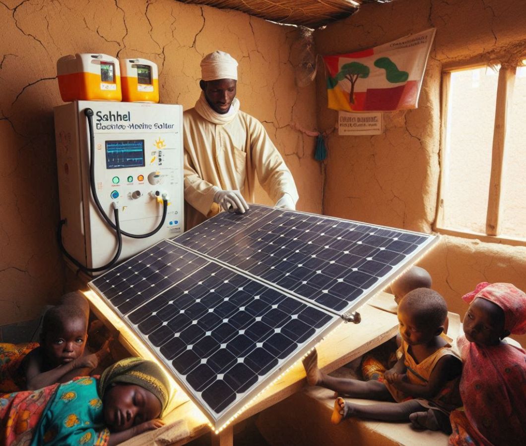 Sahel Solar electrifying health centers